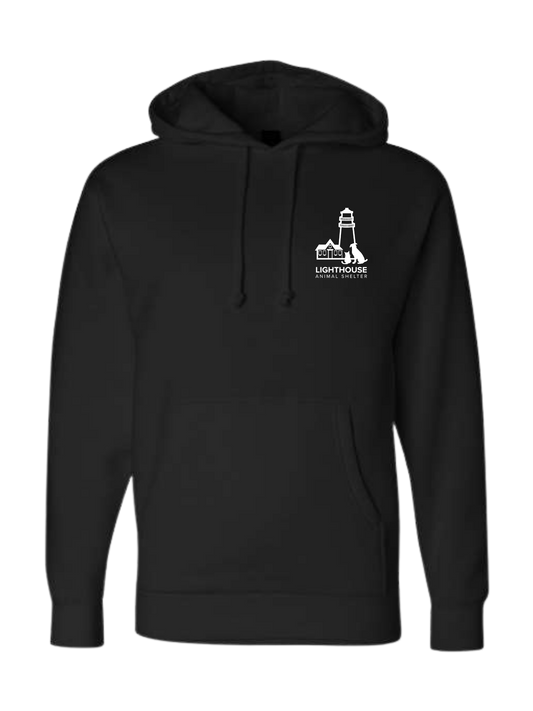 Black Lighthouse Heavyweight Hoodie