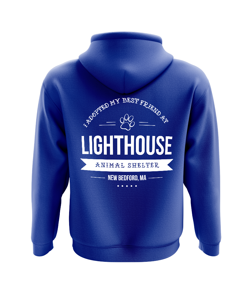'I Adopted My Best Friend At Lighthouse' Heavyweight Hoodie