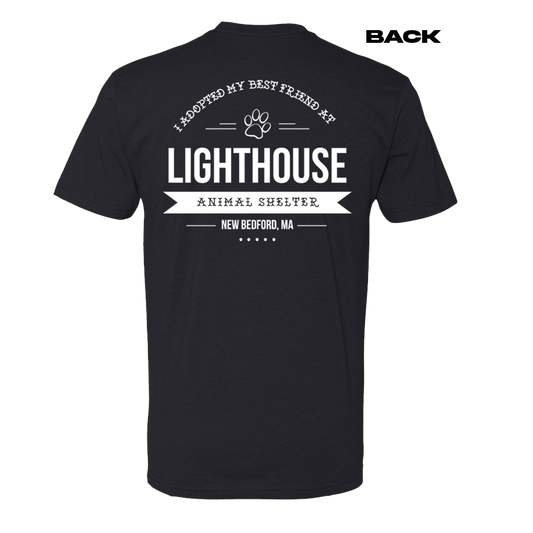 'I Adopted My Best Friend At Lighthouse' T-shirt