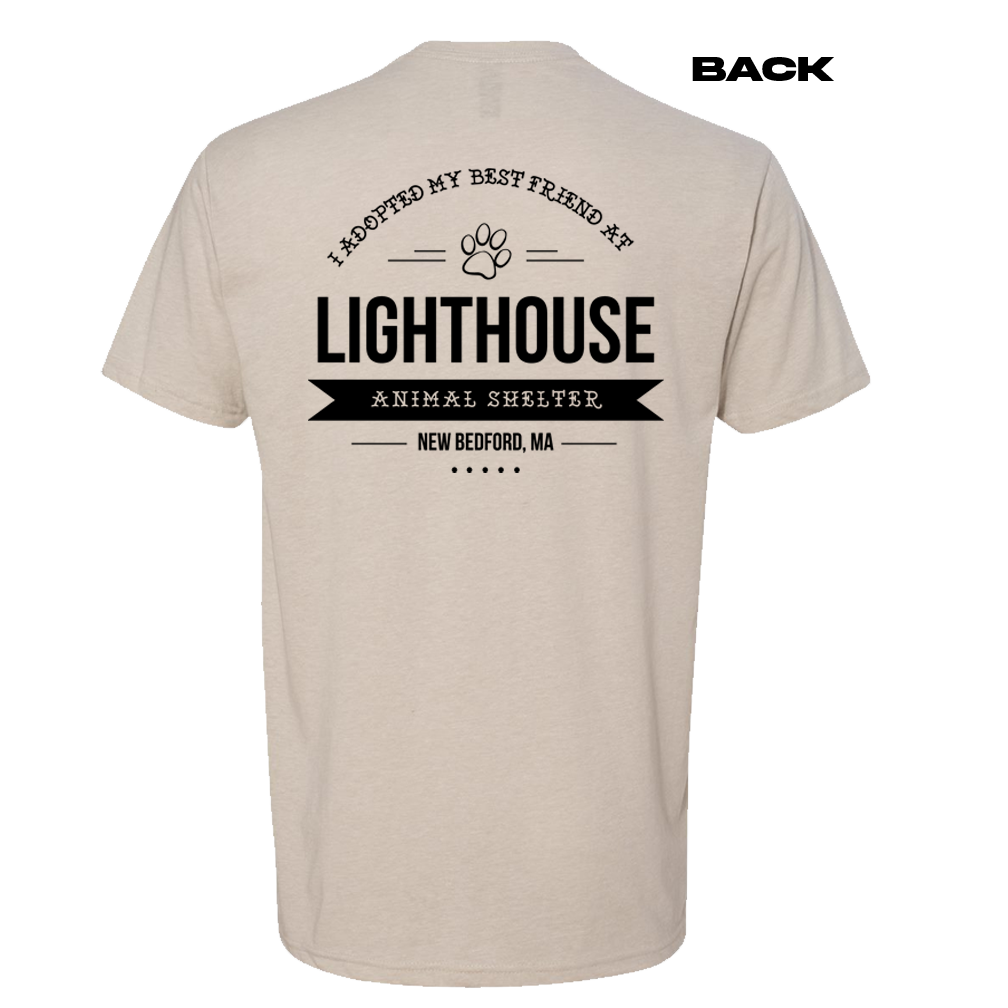'I Adopted My Best Friend At Lighthouse' T-shirt