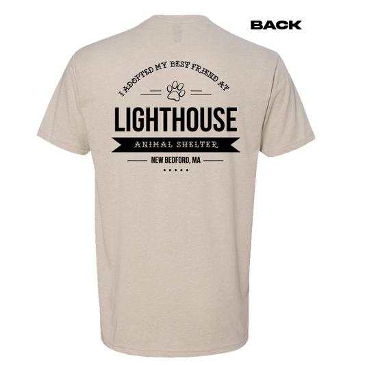 'I Adopted My Best Friend At Lighthouse' T-shirt