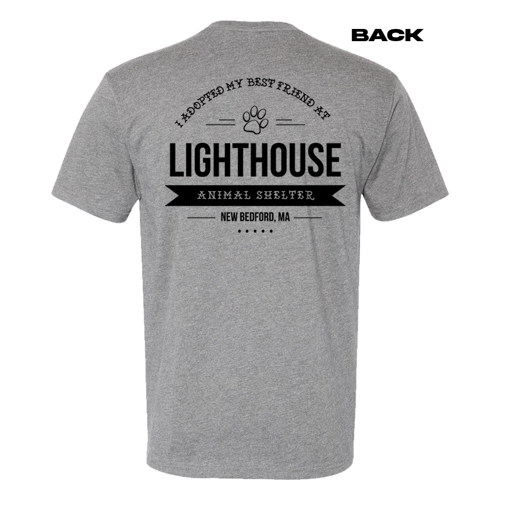 'I Adopted My Best Friend At Lighthouse' T-shirt