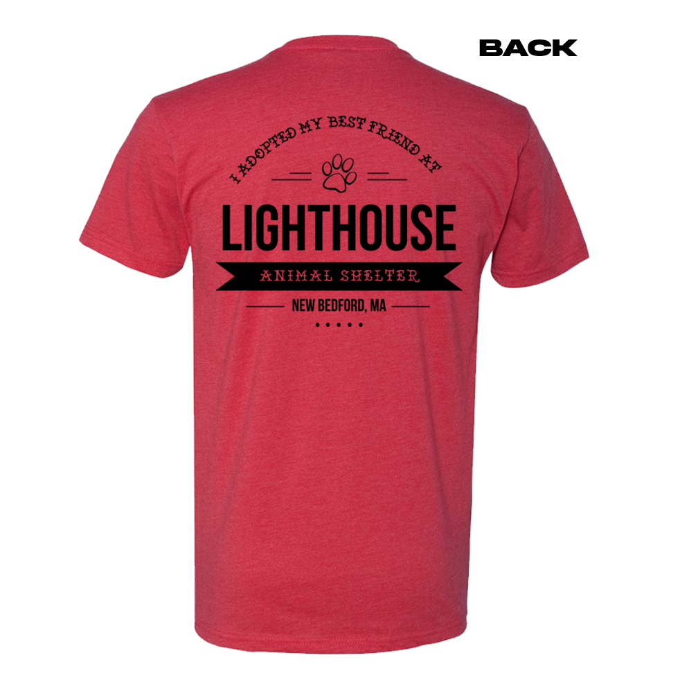 'I Adopted My Best Friend At Lighthouse' T-shirt
