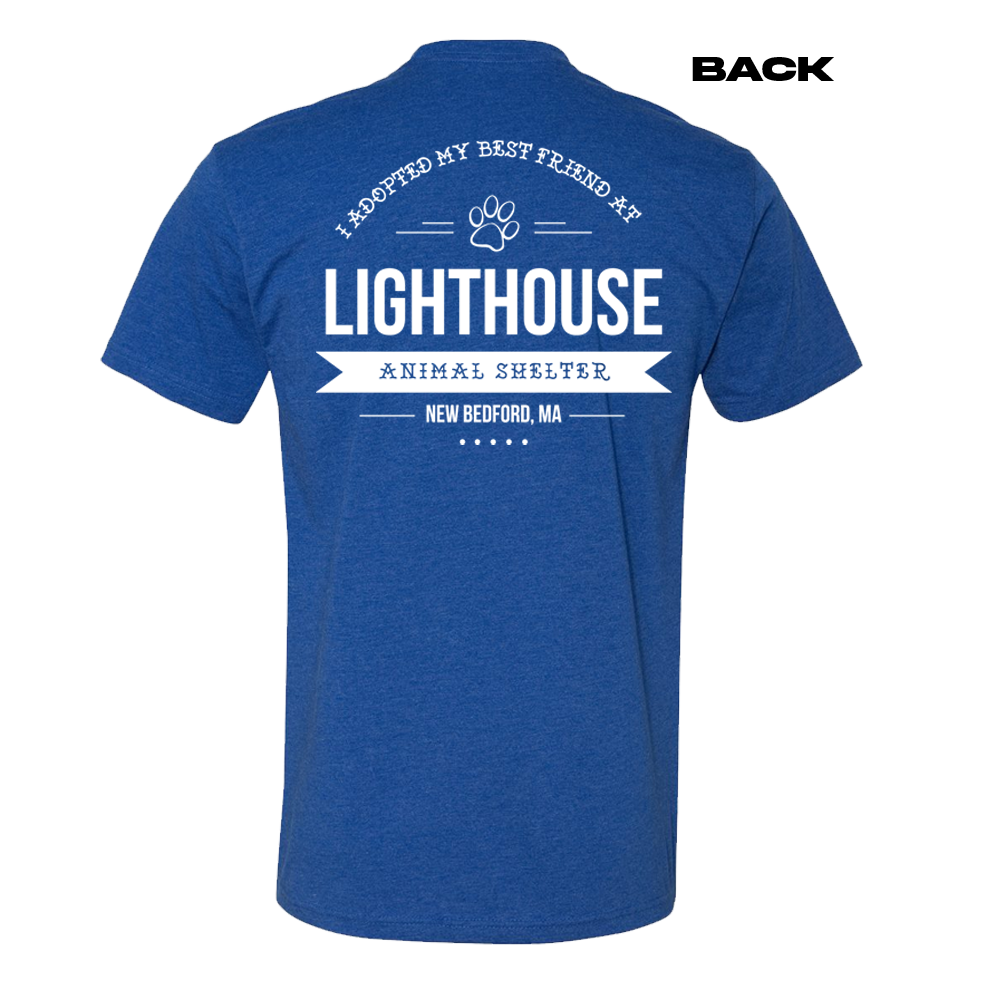 'I Adopted My Best Friend At Lighthouse' T-shirt