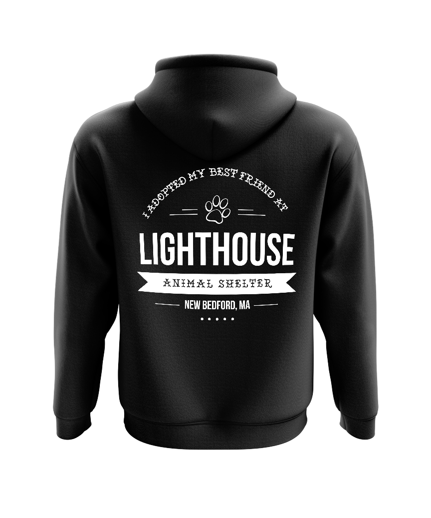 'I Adopted My Best Friend At Lighthouse' Heavyweight Hoodie