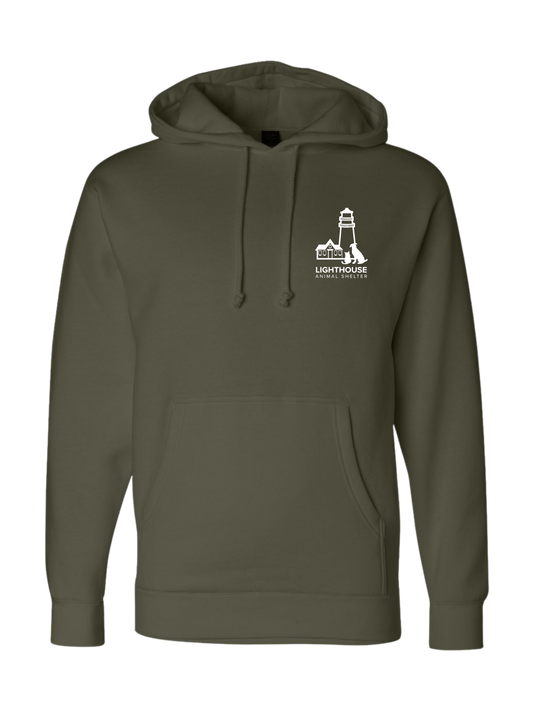 Olive Lighthouse Heavyweight Hoodie