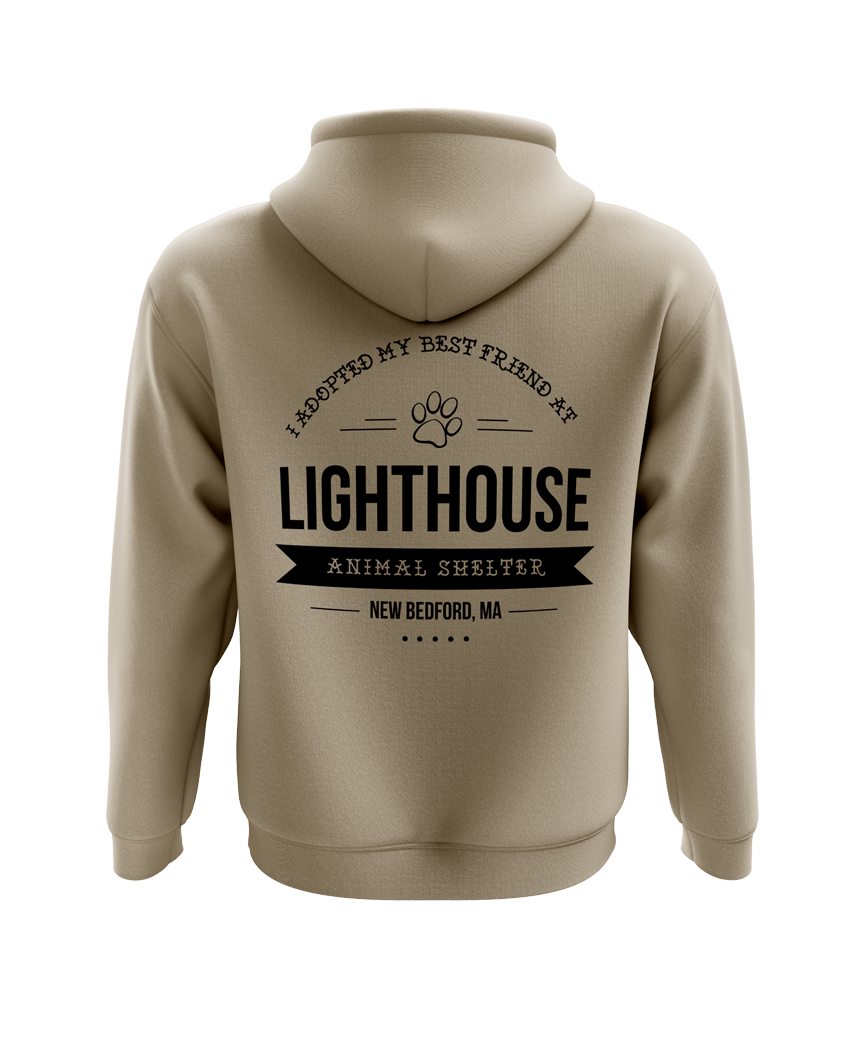 'I Adopted My Best Friend At Lighthouse' Heavyweight Hoodie
