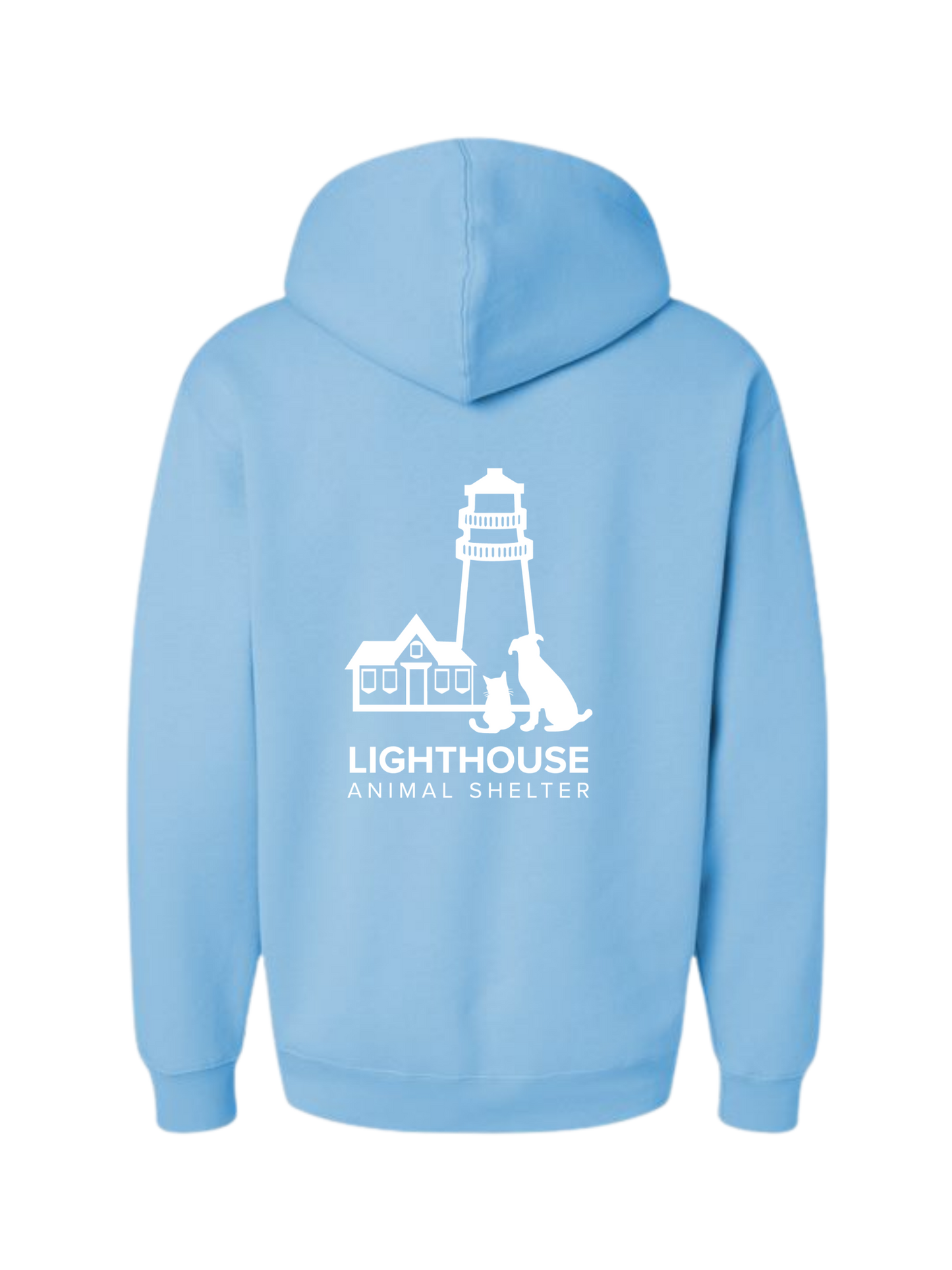 Blue Lighthouse Heavyweight Hoodie
