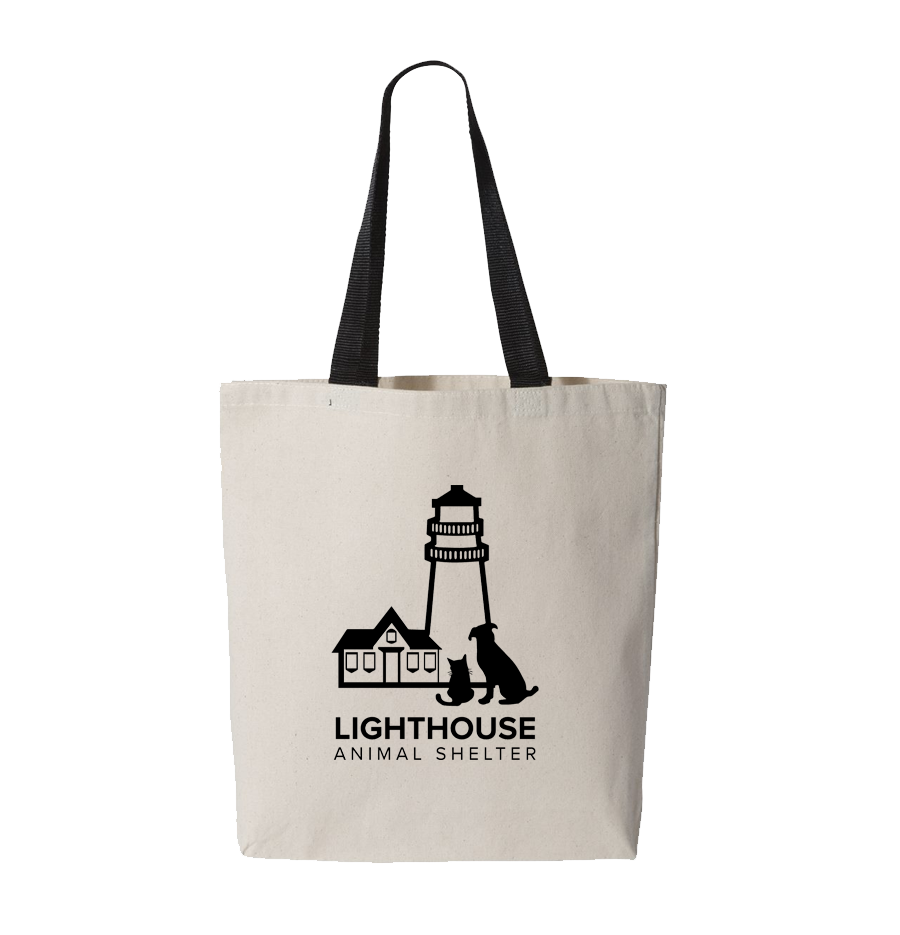 Lighthouse Animal Shelter Canvas Tote